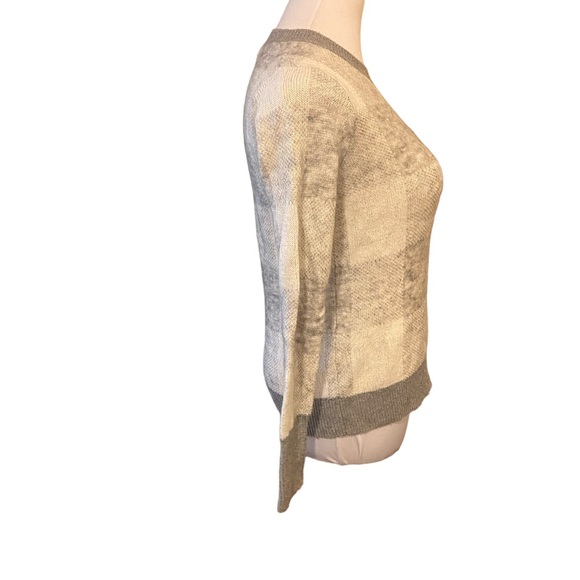 Banana Republic Wool Blend Buffalo Check Sweater - Picture 4 of 7